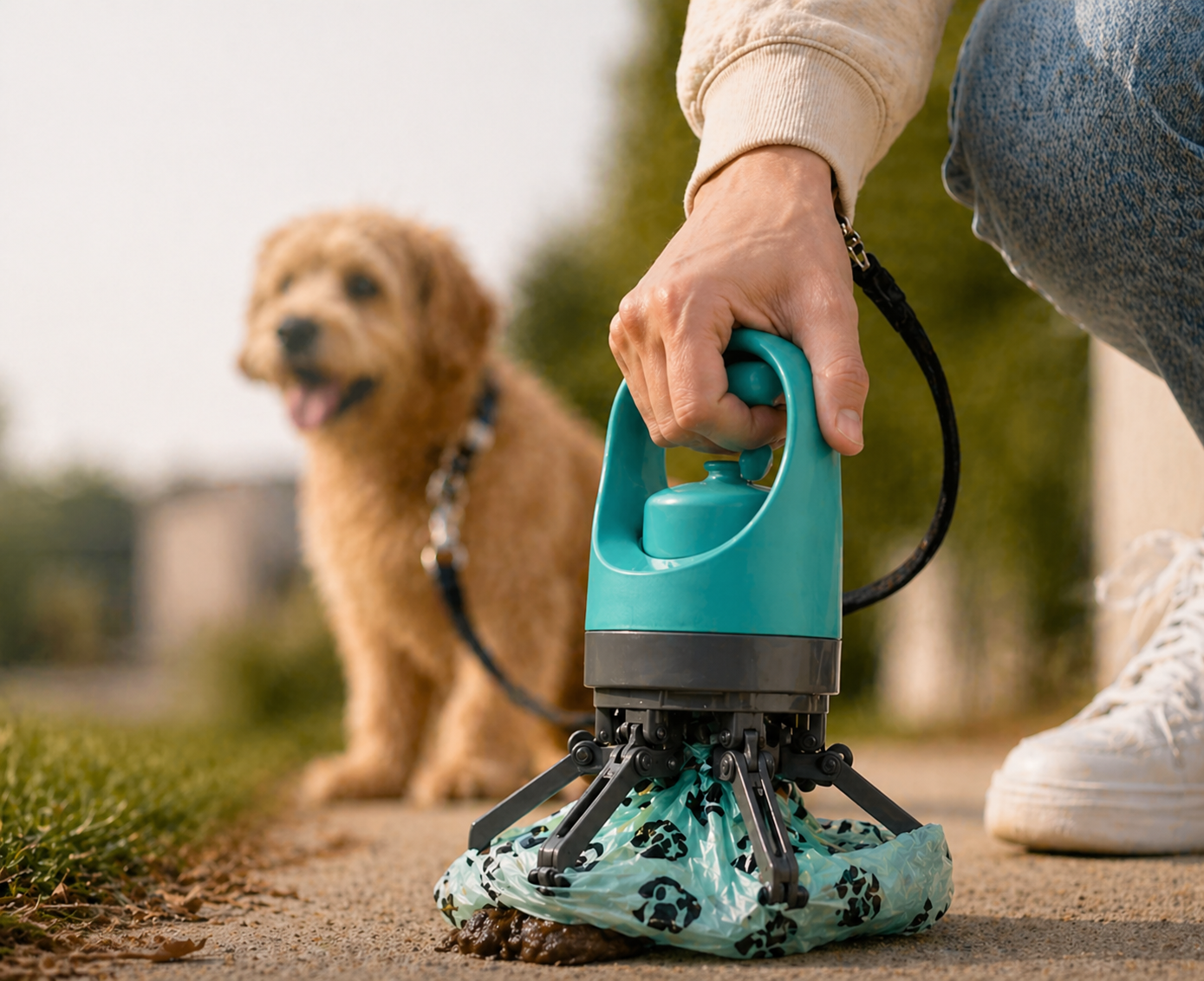 Recogedor portátil para paseos